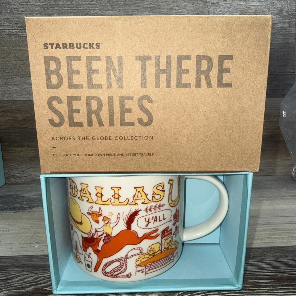 Dallas Starbucks Texas Been There Series Ceramic Coffee Mug Cup 14 oz
